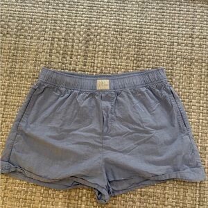 Women's J. Crew Blue Lounge Shorts